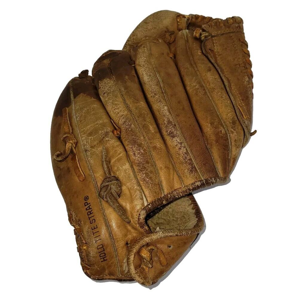 Vtg Rawlings Glove Ball Hawk Right Handed Leather Baseball Mitt A2614 Grip Kids